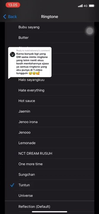 Sound alarm Jeno NCT tuntun