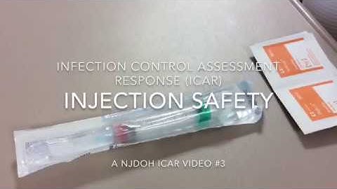 Injection Safety - ICAR Video 3