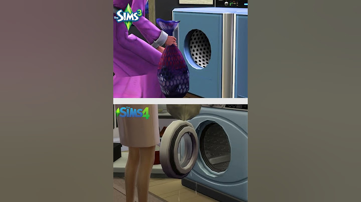 Laundry - Sims 3 vs Sims 4