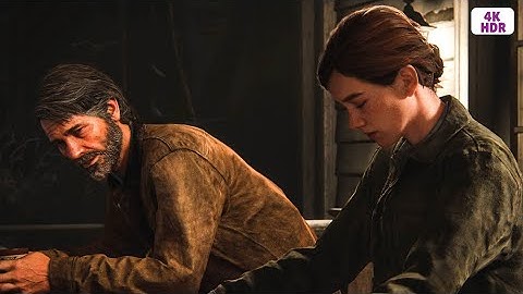THE LAST OF US PART II PS5 Enhanced Version [Ellie and Joel - Last Talk] 4K 60FPS PS5 HDR