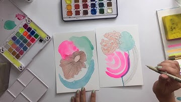 Unscripted Tutorial - Watercolor Abstracts
