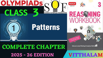 | Class 3 | Reasoning | Workbook | Chapter 1 | Patterns | MTG | 2025 - 26 |