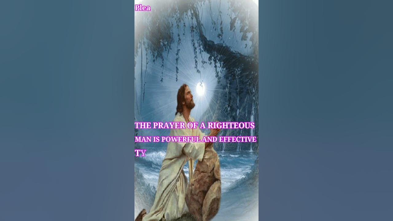 🙏 The prayer of a righteous man is powerful and effective...#shorts