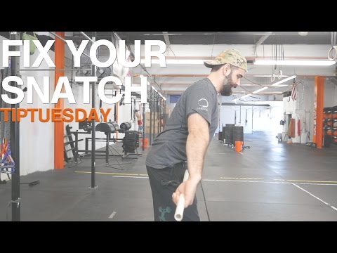 Make Contact With The Bar (MAJOR SNATCH DRILL) [TIPTUESDAY]