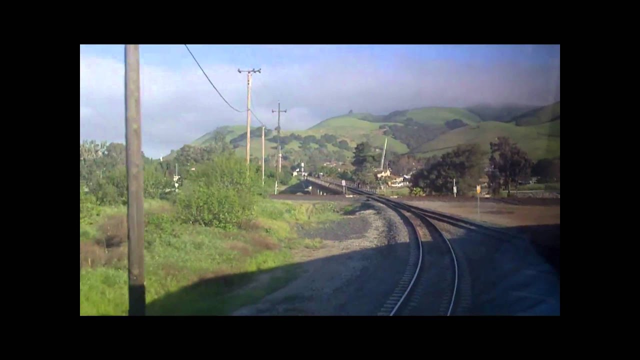 bnsf 5729 Riding Westbound ACE Train #05 from Pleasanton to San Jose (4/5/11)