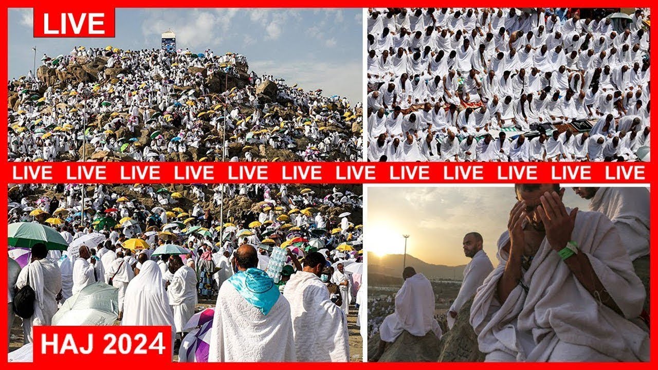 🔴Arafat to Muzdalifa Live Hajj Live 2024 Arafah Haj 2024 Makkah