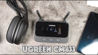 📡 UGREEN CM433 передатчик/приемник (AptX LL и AptX HD)