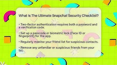 What Is The Ultimate Snapchat Security Checklist? - Everyday-Networking