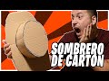 COMO HACER UN SOMBRERO DE CARTON | Sombreo casero echo a mano