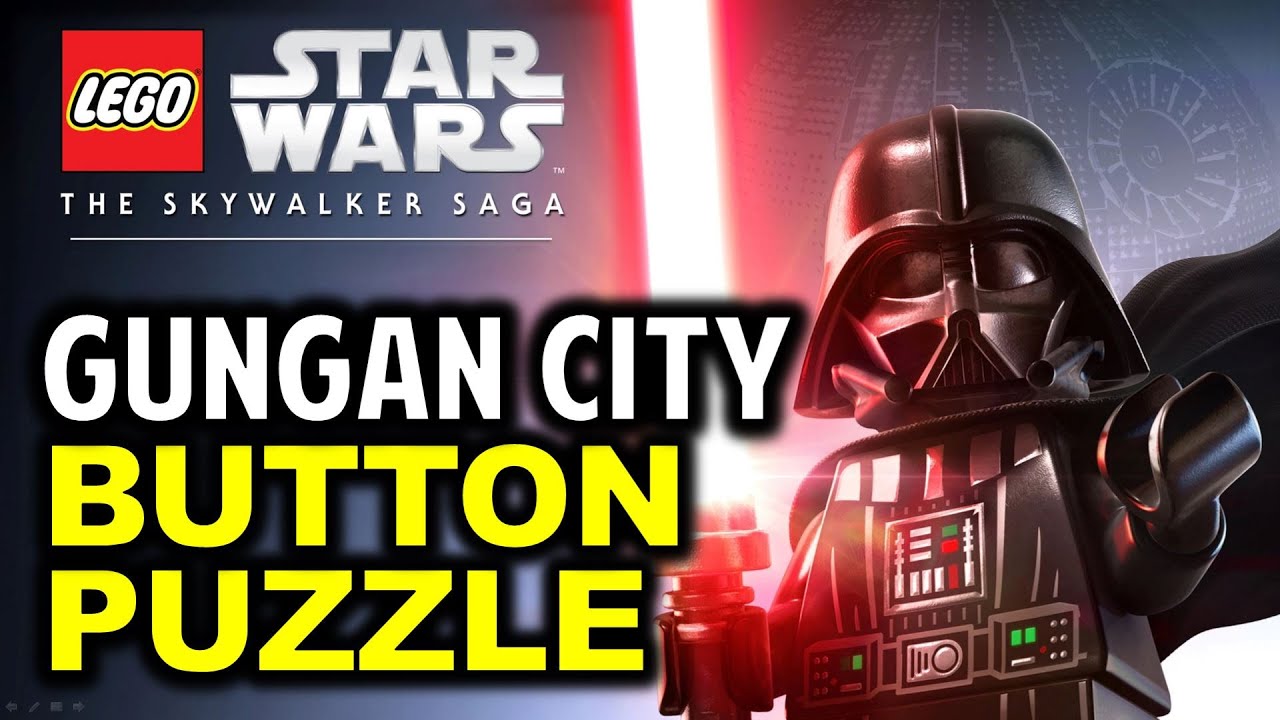 Gungan City Button Puzzle: Bubble Burst Kyber Brick | LEGO Star Wars - The Skywalker Saga