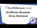 Artificius browser virus removal
