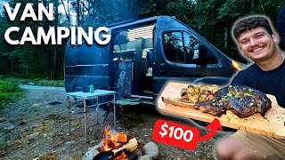 Cooking $100 Tomahawk Steak In The Forest