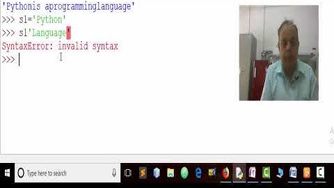 String in Python Part-1