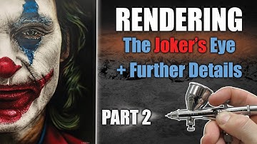 Learn how to Airbrush / Paint the Joker : Part 2