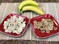 Bananas: Dehydrating vs Freeze Drying