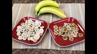 Bananas: Dehydrating vs Freeze Drying