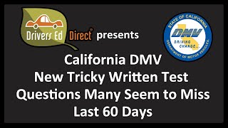 2024 Top 20 Hardest DMV Questions Test Takers Miss Now Top 20 in Past 60 Days  Written Permit Test