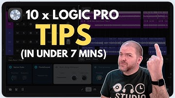 10 x TOP TIPS for Logic Pro for iPad (2025 edition)