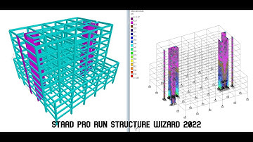 Staad Pro Run Structure Wizard 2022