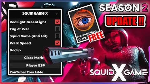 [🚨UPDATE] 🦑 Squid Game X Script - Wins Games | Free Glass Marker & More