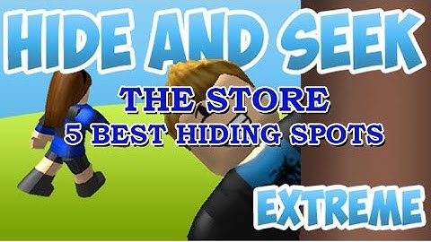 5 Best! Unpredictable Hiding Spots in The STORE || Hide and Seek Extreme - Roblox