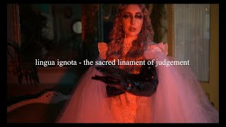 lingua ignota - the sacred linament of judgement // español