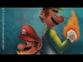 Mario Bros. Fan Art Painting Time Lapse