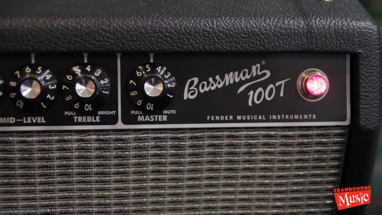 Fender Bassman 100t Head 15 Cab Youtube