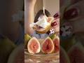 赤イチジクと白イチジク食べ比べしてみた✨ #fruit #fruits #food #asmr #shorts