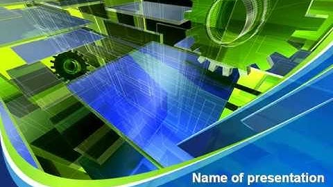 Mechanic Industry PowerPoint Template by PoweredTemplate.com