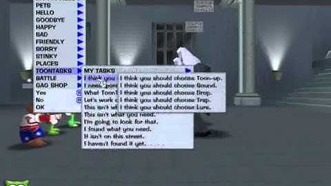 Toontown Gag Training