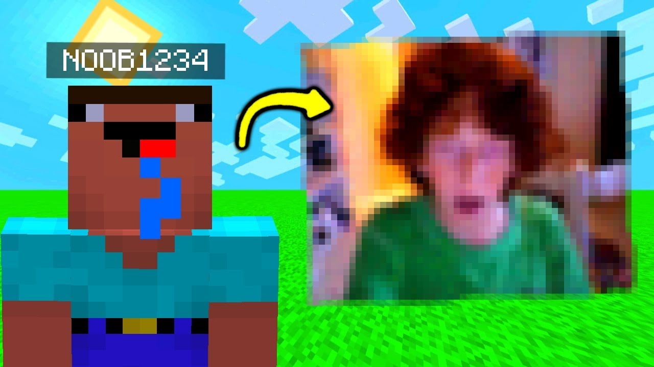 I Asked Noob1234 For Face Reveal Minecraft Youtube