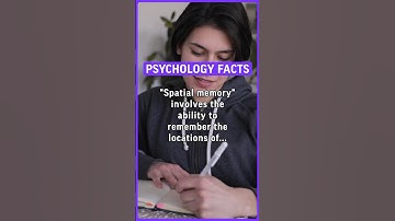 “Spatial memory” involves the ability to remember the locations of objects or navigate… #psychology￼