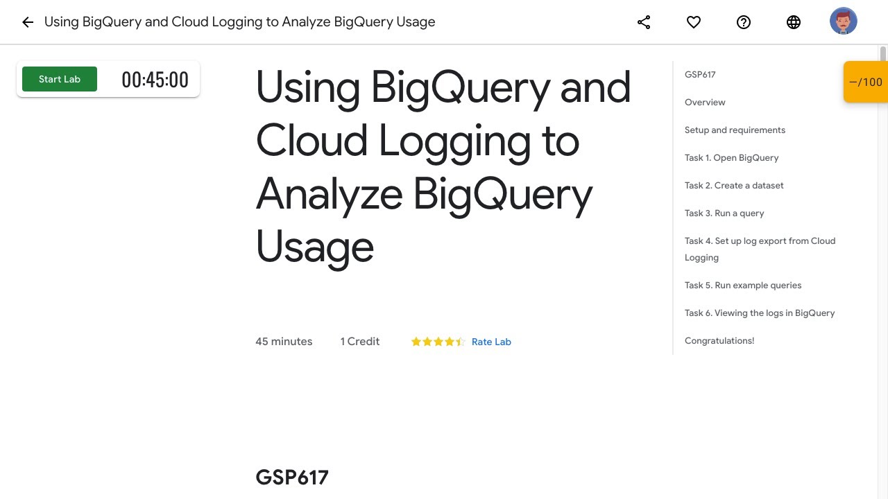 Using BigQuery and Cloud Logging to Analyze BigQuery Usage GSP617 - YouTube