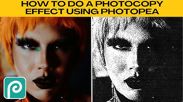 How to Create a Photocopy Effect Using Photopea | Make Photo Look Like It