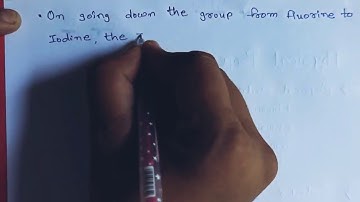 Std 12 Chapter 7 p block elements (Group 17) | Physical Properties