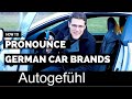 How to pronounce German car brands original name pronunciation BMW, Mercedes, AMG, Porsche & more