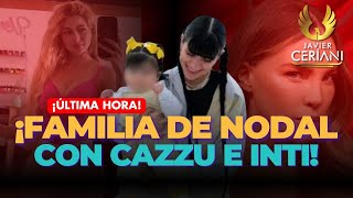 Cazzu e Inti con la familia de Nodal ¡Y el hermano de Belinda presente! Giro en caso Valeria Márquez