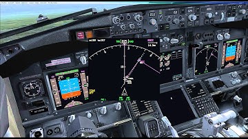 FSX PMDG 737-800 NGX ILS approach to Manchester P3