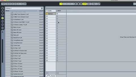 Ableton Live 8 - Part 3 [Tempo, Samples, Play-Stop Clips]
