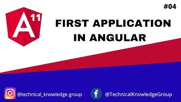 First application in Angular 11 - Angular 11 tutorial #4
