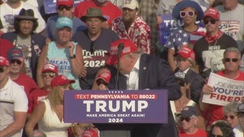 Trump rally shooting video shows frantic moments after gunman opened fire