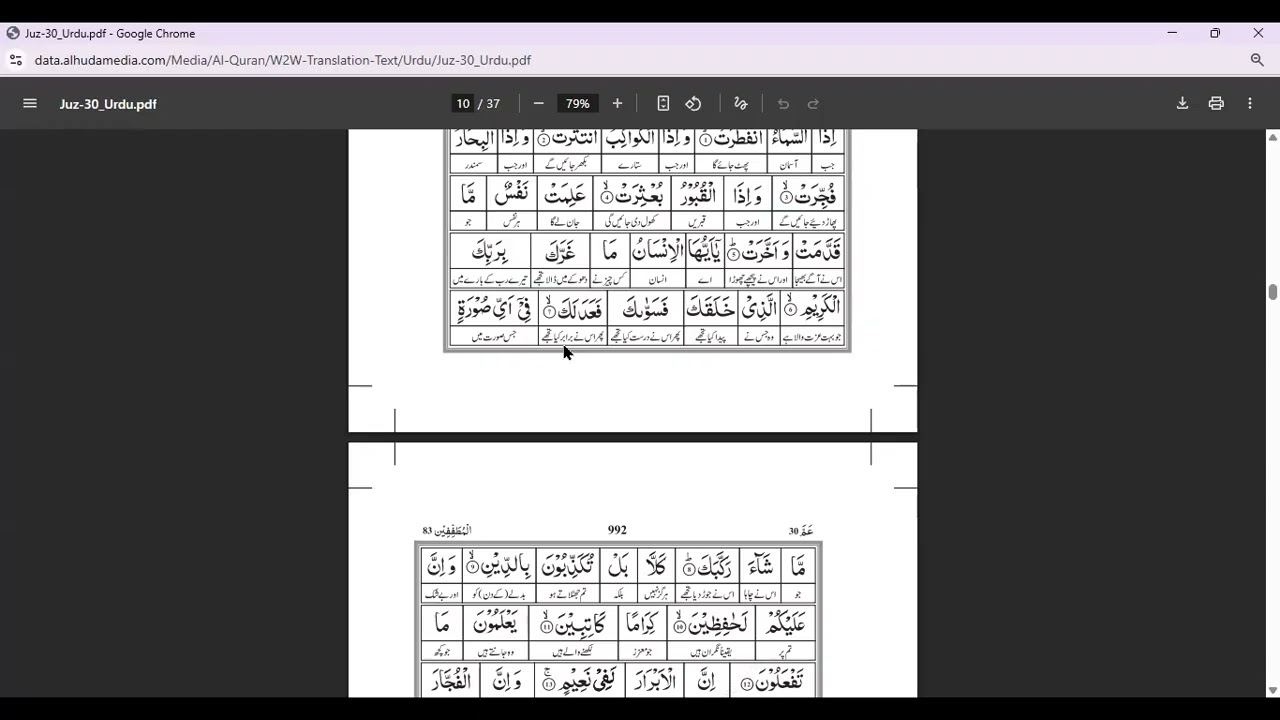 Surah Al Infitar reflections