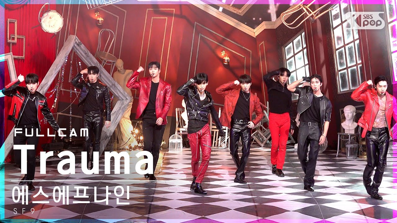 [안방1열 직캠4K] 에스에프나인 'Trauma' 풀캠 (SF9 Full Cam)│@SBS Inkigayo_2021.11.28.