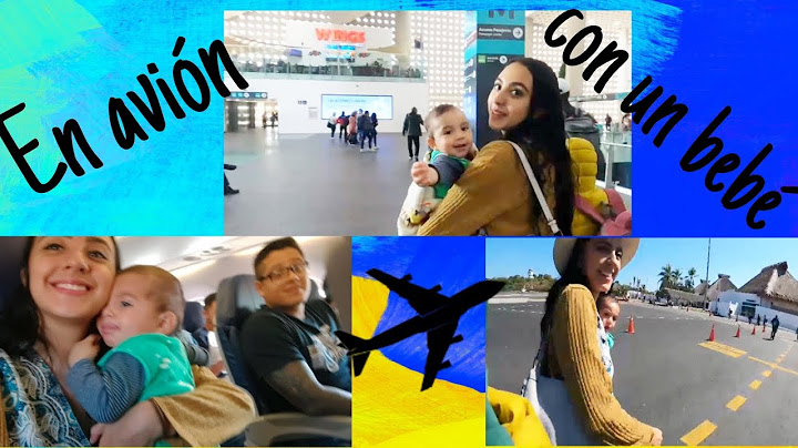 Viajando en avión con un bebé por primera vez✈️👶// Nuestra experiencia