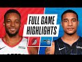 TRAIL BLAZERS at MAGIC | FULL GAME HIGHLIGHTS | March 26, 2021