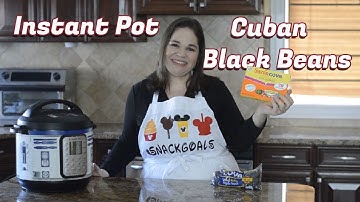 The BEST Instant Pot Black Beans | Authentic Cuban Black Beans | No Soaking Required