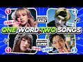 One word two songs  save one drop one   kpop games  kpop quiz 2024 