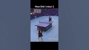 How can I miss that?  #pingpong #tabletennis #youtubeshorts #wtt #funny #lol #rofl #ittf #dance