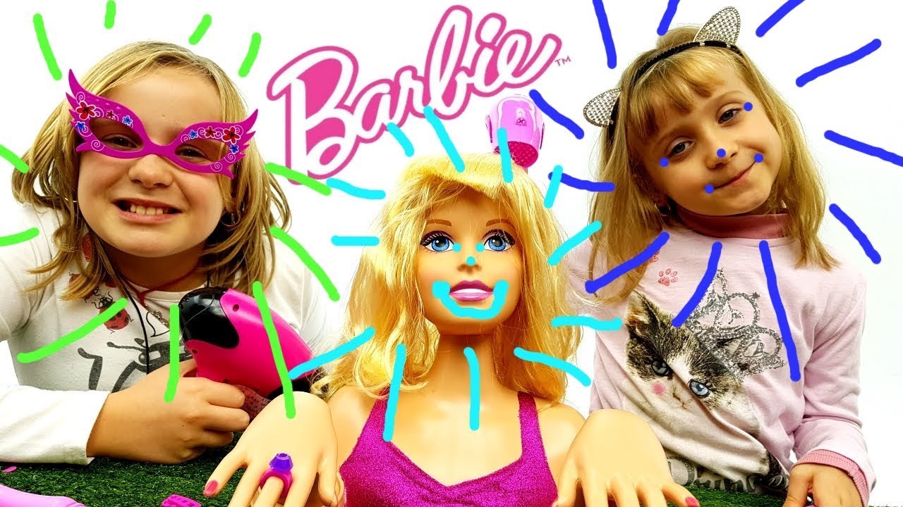 barbie styling head testa bambola da pettinare e truccare